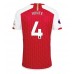 Arsenal Benjamin White #4 Voetbalkleding Thuisshirt 2023-24 Korte Mouwen